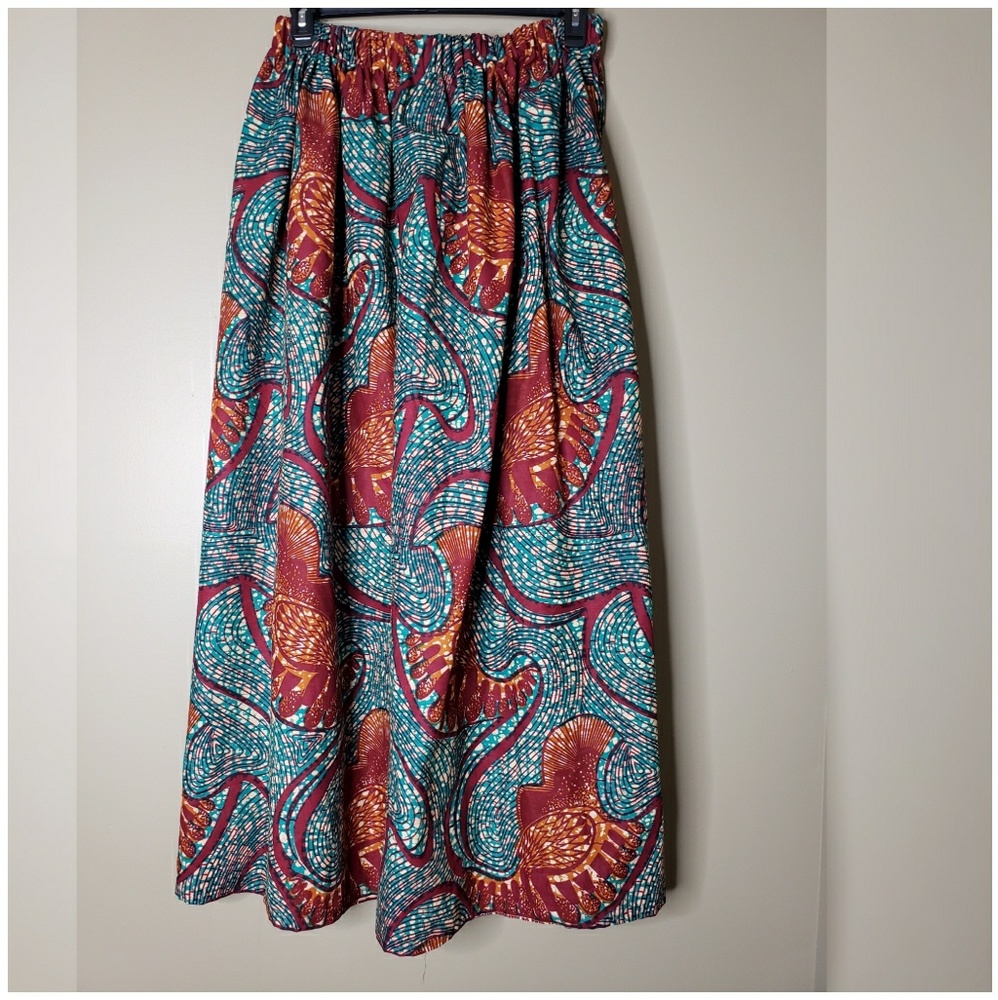 Beautiful Ankara Elastic Waist Band Skirt